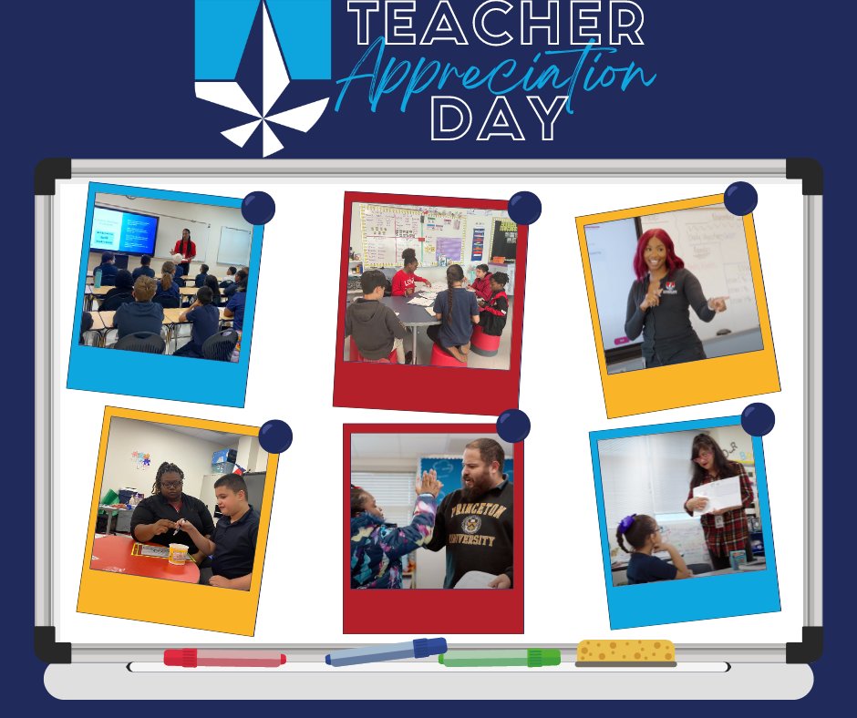 Today is #NationalTeacherAppreciationDay and we are so grateful to our world-class educators who give it their all every single day! You are truly appreciated for all the hard work you do ensuring our young scholars are equipped with the tools they need to thrive.