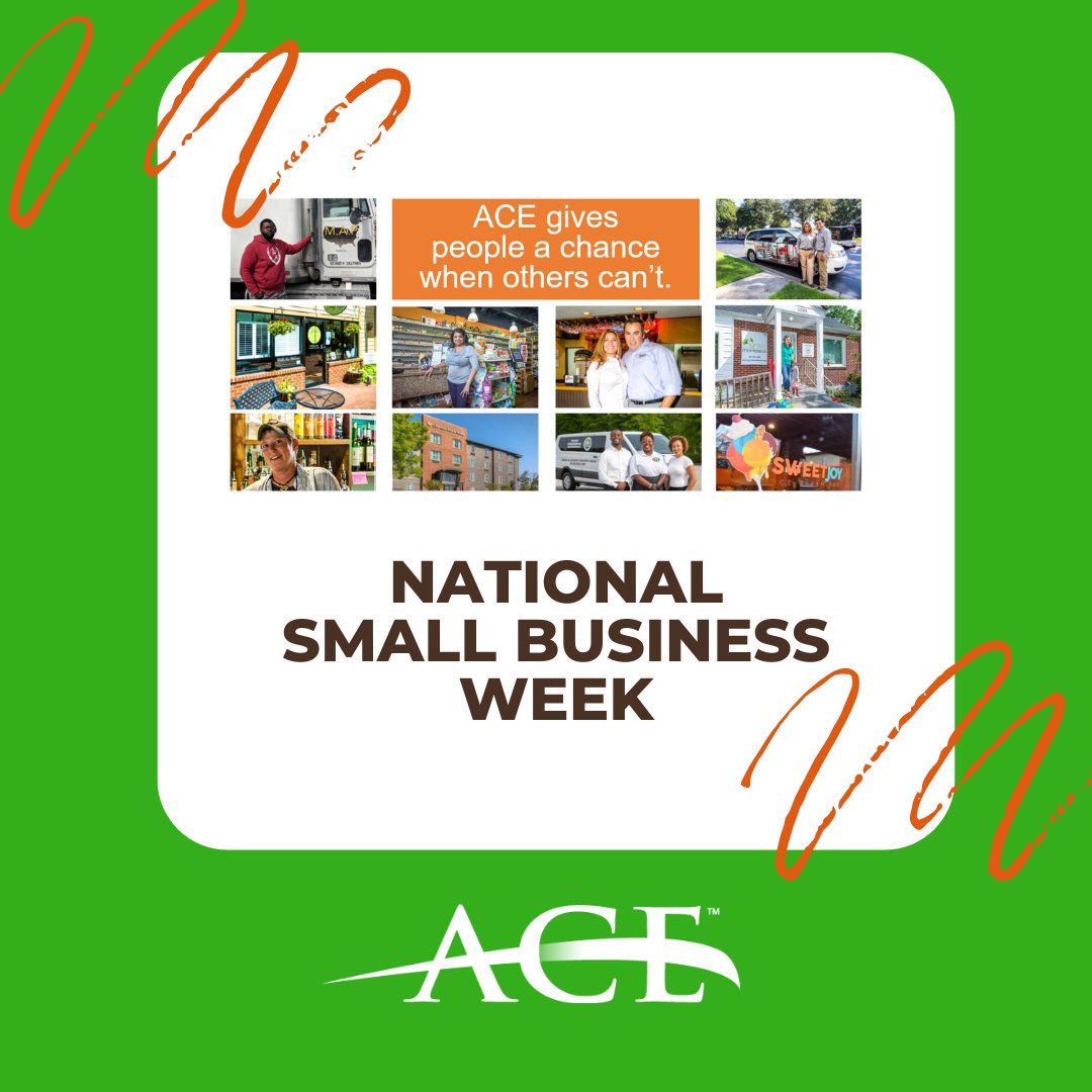 ACECapitalGA's tweet photo. National Small Business Week is an excellent time to celebrate small businesses' resilience and economic impact in our communities.
Tag your favorite small business in the comments!
#Smallbizweek #supportsmallbusinessowners #aceclients https://t.co/besD9I4gGZ