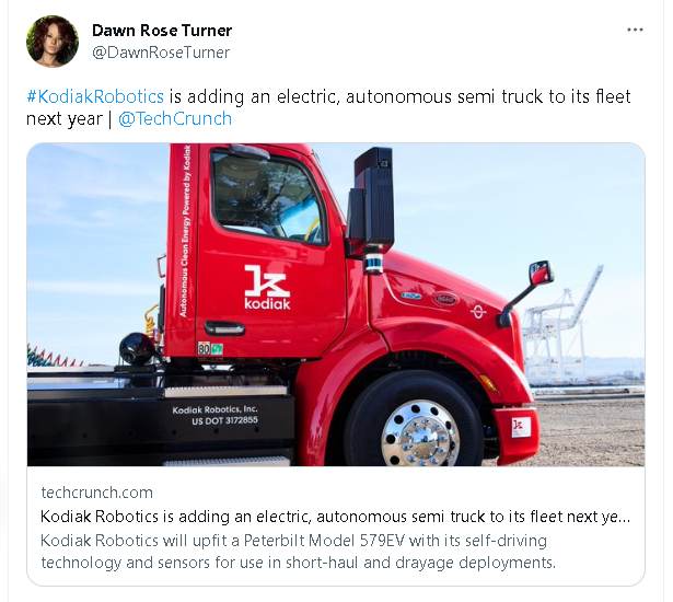 photowarrior's tweet photo. @DawnRoseTurner @TechCrunch Yikes. Not confident industry can create an autonomous robot incapable of injuring vulnerable road users or humanity, whether by action or inaction. #3LawsOfRobotics 

Cargobikes for #LastMile delivery. #NoTrucksNearPeople #RailTransport #CarFree #cycling 
https://t.co/Q8GNfSqASJ https://t.co/Lonnt3N1PT
