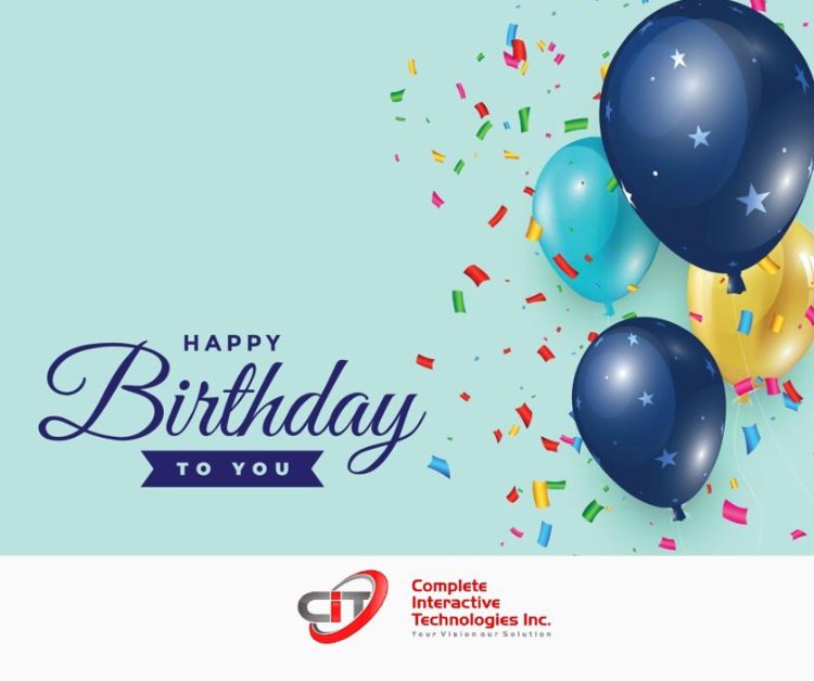 CIT4U's tweet photo. Happy May to all our followers. We would like to take this time to give a shout out to all our employees celebrating their birthdays this month. Shawn Begarowicz 3rd, Sindo Martinez Jr. 3rd, Jim Brown12th and Jennifer Kohl 17th. Enjoy your days everyone! https://t.co/y18Dj6xeKd