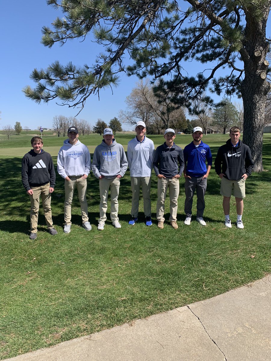 principaleagle1's tweet photo. Congratulations @OvertonEagles Golf Team on their 1st place finish today at the FKC Tourney. Braden-1st, Kaden-3rd, Alex-6th, Connor-7th, &amp; Brody-13th. Kaedan-2JV &amp; Carson-4JV. #WeROverton https://t.co/pcC5ptnADy