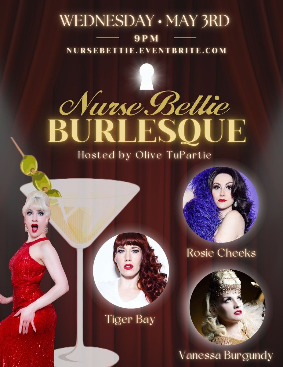 Performing at <a href="/nursebettienyc/">Nurse Bettie</a> on Wednesday! Grab tickets from Nursebettie.eventbrite.com
