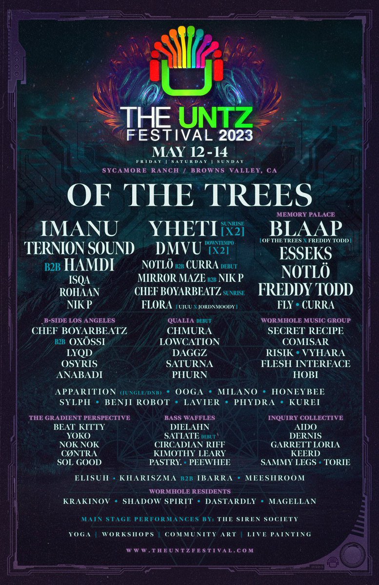 Y’all ready for the syrup slip n slide at <a href="/TheUntzFestival/">The Untz Festival 2025 LINEUP OMG</a> 🧇🧇🧇?