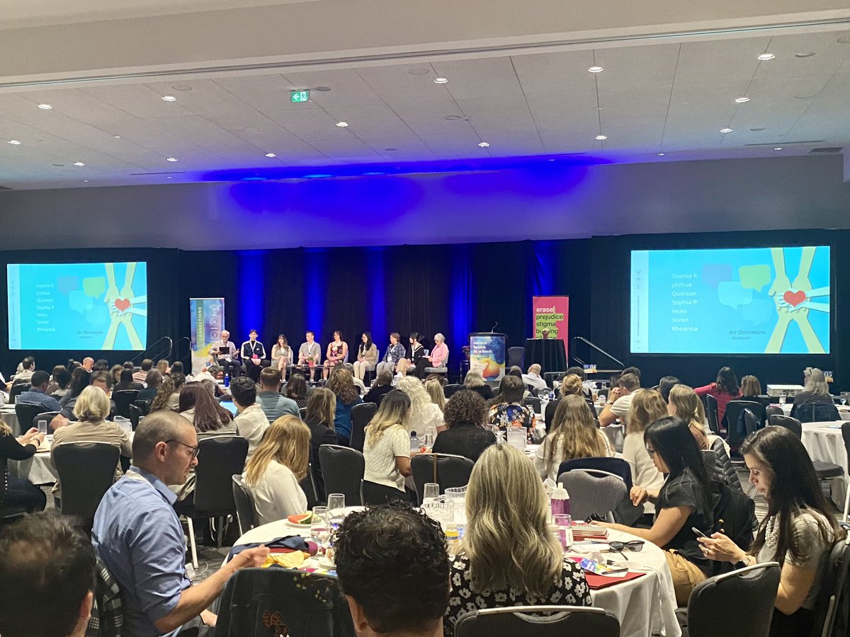 PrincipalGLi's tweet photo. Youth as Champions for Mental Health in Schools and Community #MHISC2023 #StudentVoice
Students share thoughts on pressures from academics, transitions, finding belonging, peer pressure, COVID…; and coping mechanisms like finding escape online, social media, substance abuse…. https://t.co/F1WB0Z2l9r