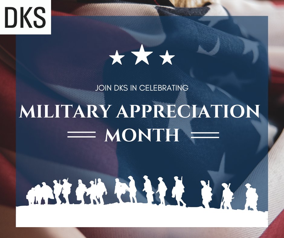 DKS supports readiness, resilience, and unity. We appreciate active duty, guard, reserves, veterans, family, friends, and work colleagues who have devoted their lives to support our military. military.com/military-appre…