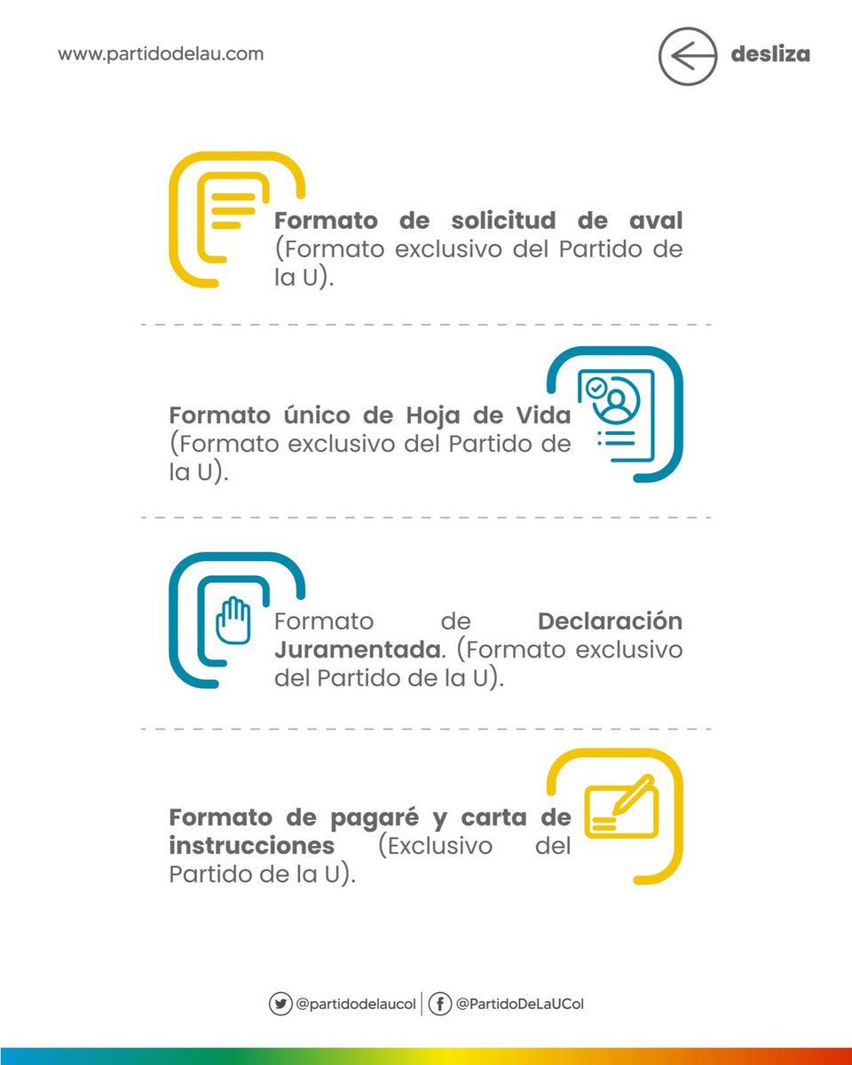 DilianFrancisca's tweet photo. ¡Lo bueno de La U, es que trabaja por y para la gente! Se aproximan las elecciones regionales 2023 y estamos en la búsqueda de nuevos liderazgos que transformen las realidades que se viven en los territorios.

Si eres uno de ellos, aquí te dejo el paso a paso para obtener el aval de La U. 👇