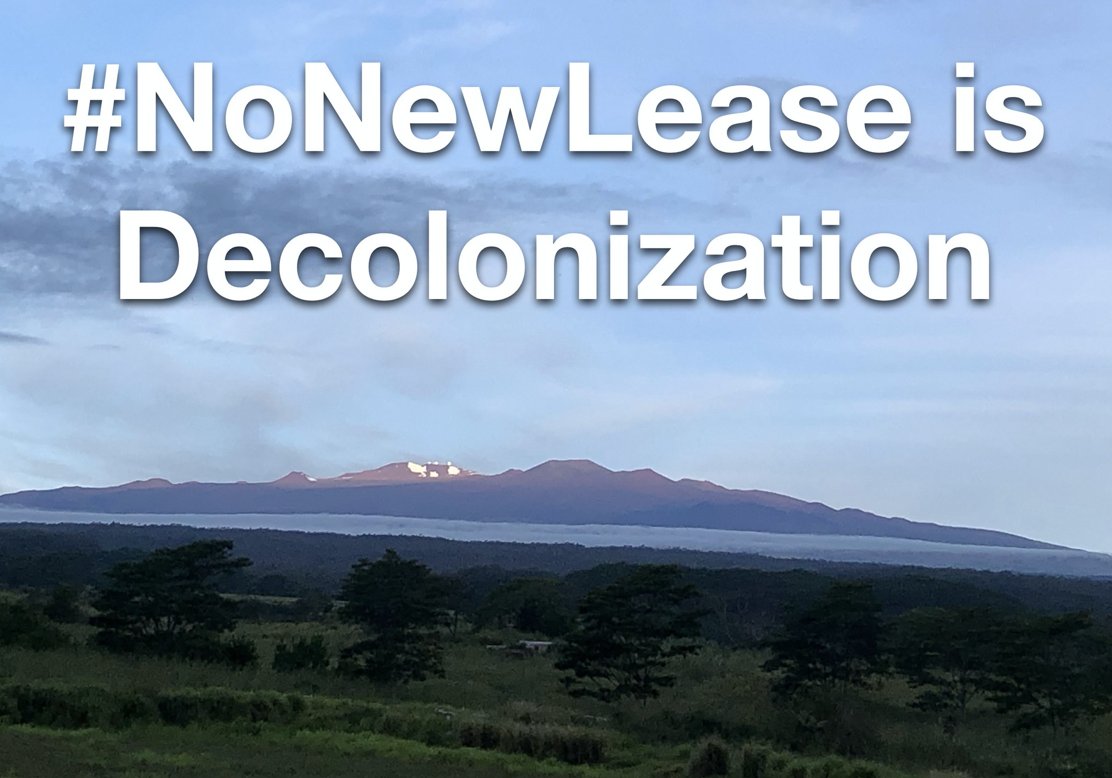 KealaKelly's tweet photo. If you can teach #decolonization at the UH and get paid a nice salary and live a comfortable middle class American lifestyle as you do that, you can recognize what actual decolonization looks like when Kanaka Maoli actually do it. #MaunaBack = #NationBack https://t.co/FxeG5TFq6Q
