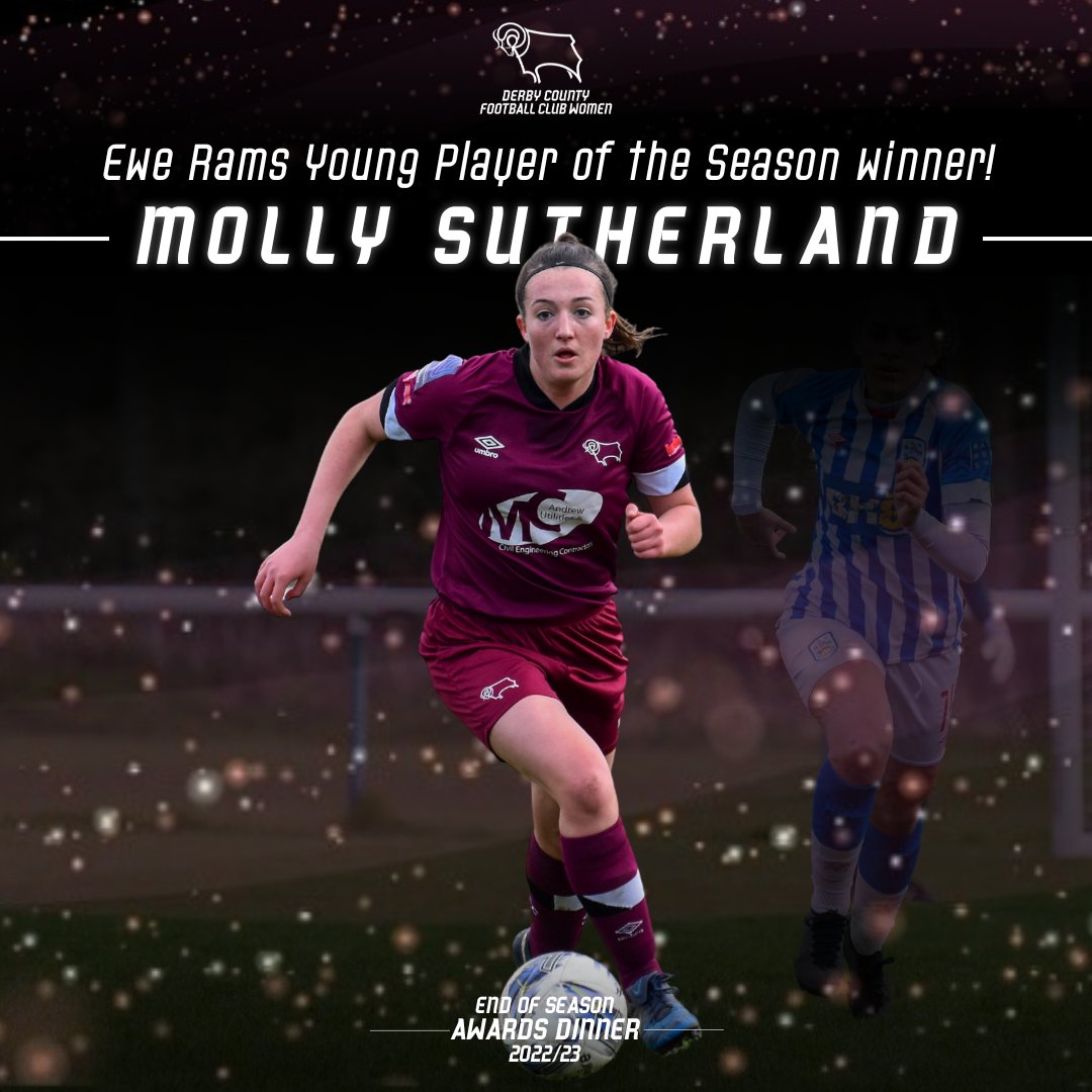 DCFCWomen's tweet image. #EweRams 𝐘𝐨𝐮𝐧𝐠 𝐏𝐥𝐚𝐲𝐞𝐫 𝐨𝐟 𝐭𝐡𝐞 𝐒𝐞𝐚𝐬𝐨𝐧 🏆

👏 𝗠𝗢𝗟𝗟𝗬 𝗦𝗨𝗧𝗛𝗘𝗥𝗟𝗔𝗡𝗗

Well done, @mollysutherlanx! 💪

#DCFCW