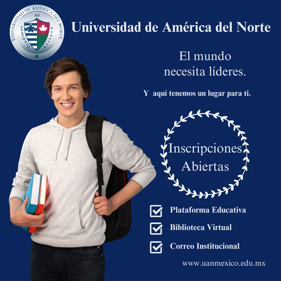 ¿Estas buscando en donde estudiar tu bachillerato o licenciatura?

No busques más.

En la Universidad de América del Norte tenemos un lugar para ti, con nosotros podrás estudiar en algunas de nuestras carreras o en bachillerato sin ningún problema.