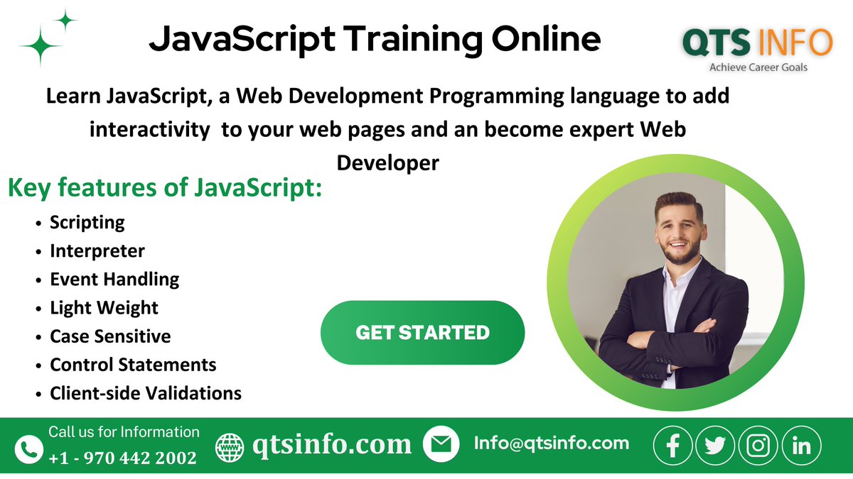 qtsinfo2's tweet photo. Become a certified JavaScript Developer-@ https://t.co/o4YmVy9h9C  by gaining in-depth knowledge on all the fundamentals of JavaScript. 
 #javascript #softwaredeveloper      #fullstackdeveloper #code #frontenddeveloper #webdevelopers #iosdeveloper #codelife #backenddeveloper #vue https://t.co/UF646maMXW