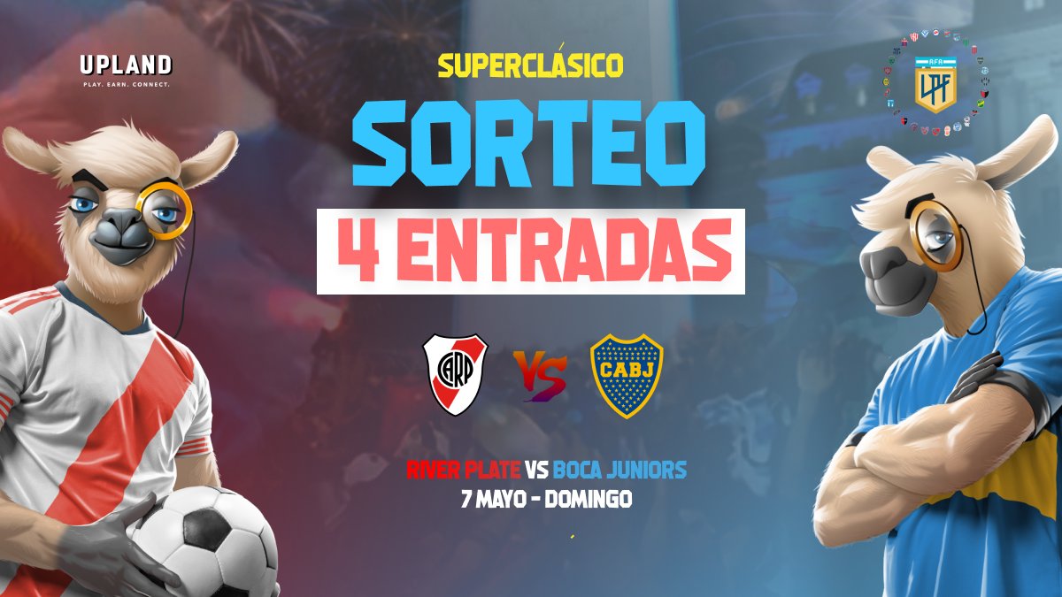 ¡Atención a todos los fanáticos del fútbol! ¡Tenemos un sorteo increíble para vos! 🎉🤑

En Instagram estamos armando un sorteazo para vos y un amigo para el #Superclásico de River Plate vs Boca Juniors.

Para saber más, hacé clic en el enlace.  👇
bit.ly/44oFHlq