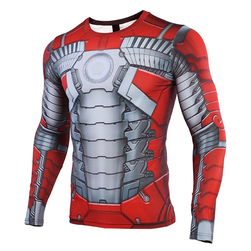 idol_store's tweet photo. Iron man Rashguard Workout Jersey MK5 Armor

Features: 

 - Quick dry compression gear based on popular comics superheroes
- Looks like real powered costume / armor
 - Material: polyester - 92% / spandex - 8%
- To prevent any rashes compression shirt

https://t.co/9pjhGp7XtF https://t.co/iDa5gFPrIf