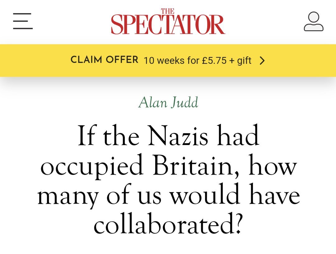 [Narrator: 'All the Spectator 'journalists' raise their hands'....]