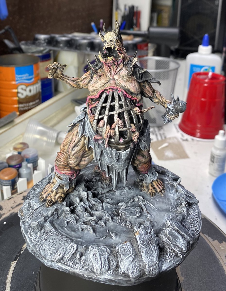 vGormless's tweet photo. WIP:  model from Bestiarum Games https://t.co/5yUrJQ9RjV