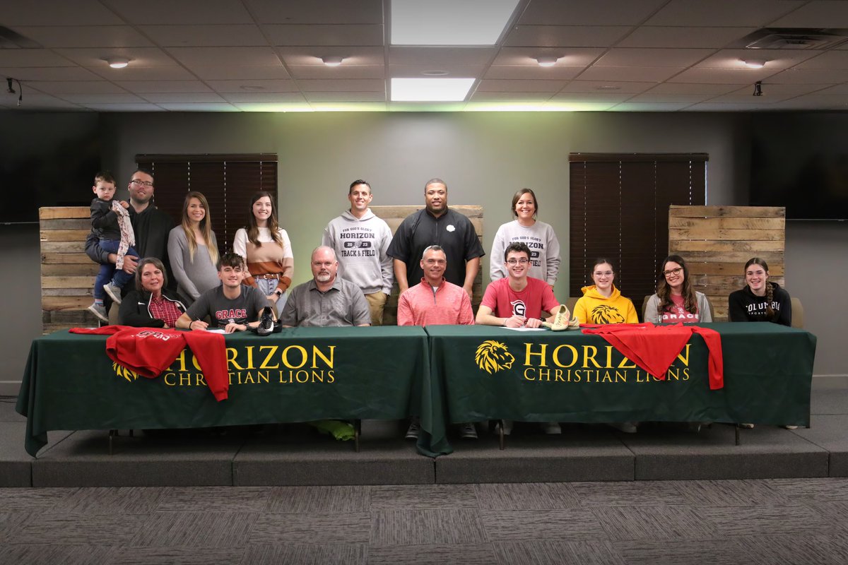 lions_hcs's tweet image. Signed, Sealed and Delivered!

Congrats Bryce King and Caleb Nichols on signing with Grace College to run Track and Field!

#GoLions x #RepTheG 

@GraceLancers