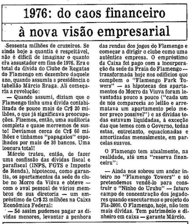 flahistoria's tweet photo. 1976: do caos financeiro à nova visão empresarial
#Flamengo #FlaSAF https://t.co/GjbFjDXfjj