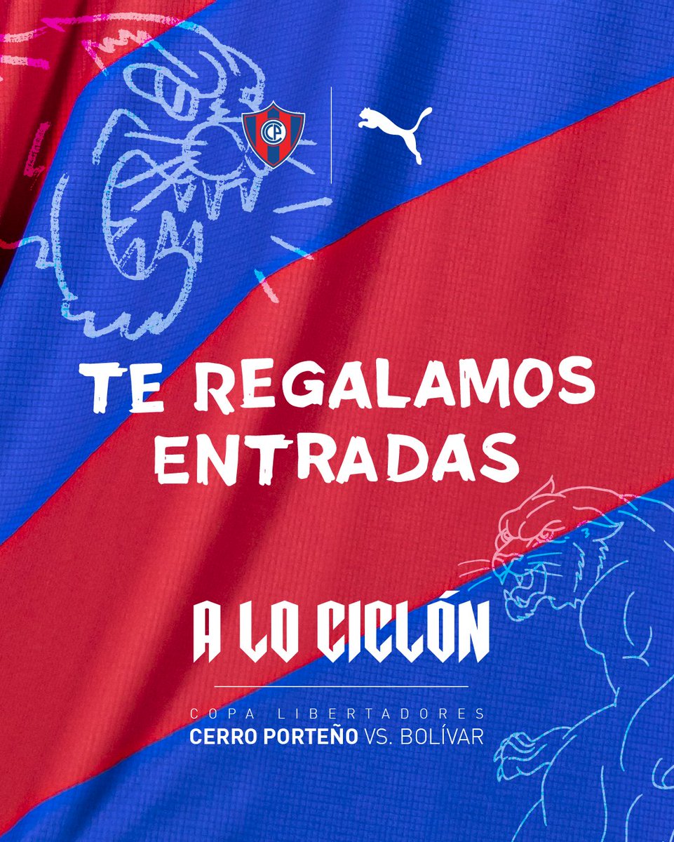 PUMAParaguay's tweet photo. 💥REGALAMOS 3 PARES DE ENTRADAS💥

Para participar solo tenés que:
1. Darle RT. 
2. Arrobarle a tu partner de cancha😉

Se sortea MAÑANA Miércoles 03 de mayo.

#Puma #JuegaElMasPopular  🔴🔵🌪️ https://t.co/lKFaeK9XKY