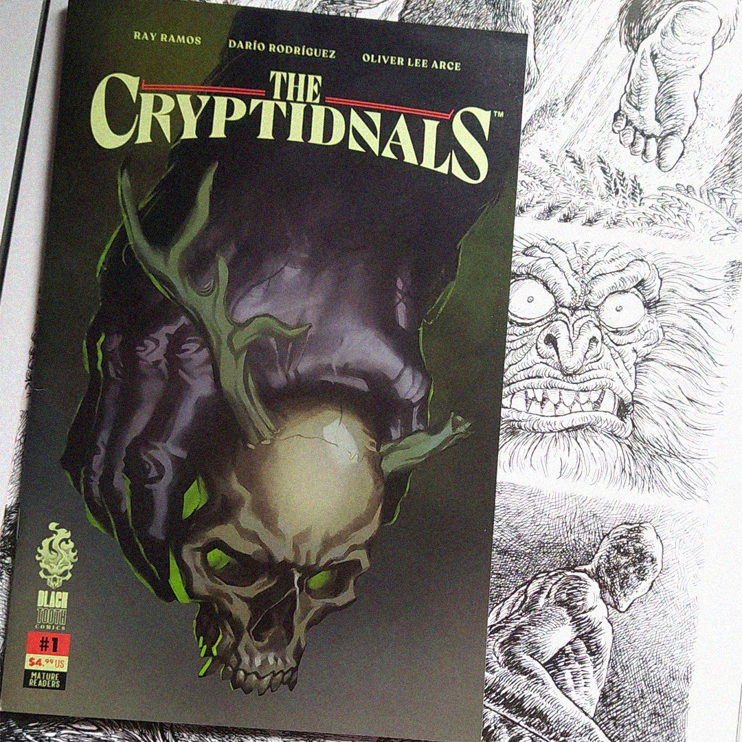 The Cryptidnals #1 is in shops and #2 is still available for pre-order! If you don't have a comic shop nearby, you can order them from here thecryptidnals.com (new shops added!) Hurry before it's too late! 

#BlackToothComics #656Comics