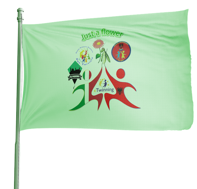 c_serio's tweet photo. eTwinning project Just a flower
Our project flag. Do you like it? #eTwinning #justaflower #flag @L_Ursini @CukaDhurata @CarlaSfara @FracorFrancesca @rinitahasa @MFloSal @EnsuidaSelaj @xhoanaterziu @HotiLazime @SerenaCozz71322 @NovielloTonia @ScuolaTarcisio https://t.co/wDJJfKXSaQ