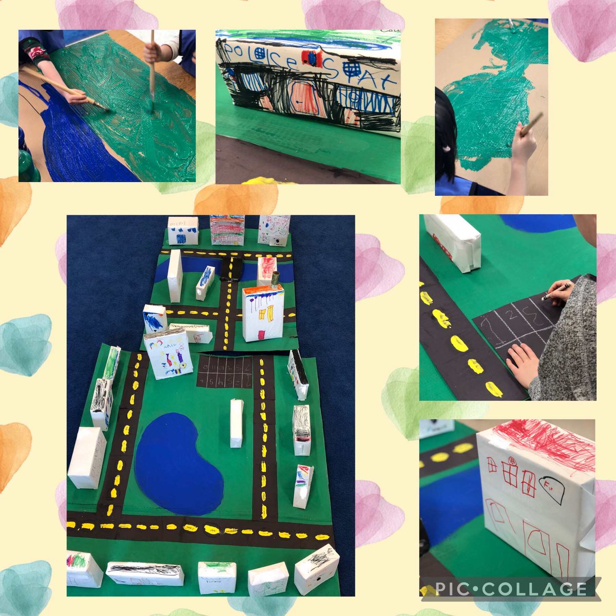 After learning about the important places and people in our community FDK 7 worked together to build our own mini community!  <a href="/HWDSB/">HWDSB</a> <a href="/ViolaD_HWDSB/">Viola Desmond Elementary School</a>