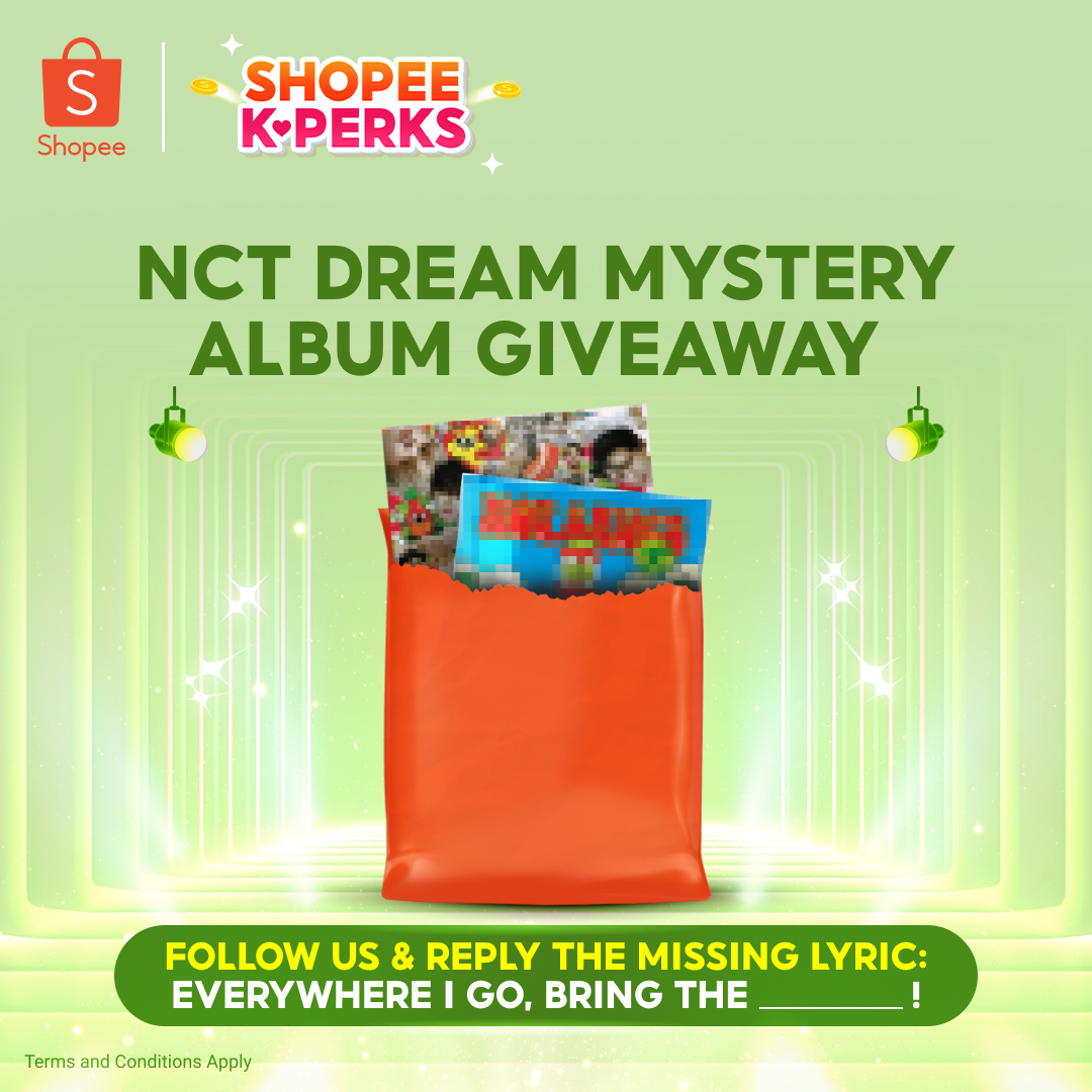 💚 NCT DREAM GIVEAWAY 💚 Pull up to the spot and turn it up dahil may papremyo kami para sa mga NCTzens 😍 To join: 1) Follow us @‌ShopeePH 2) Reply with your answer! More comments, more chances of winning! 🏆 T&Cs apply: shp.ee/sd96e74 #ShopeeKPerks