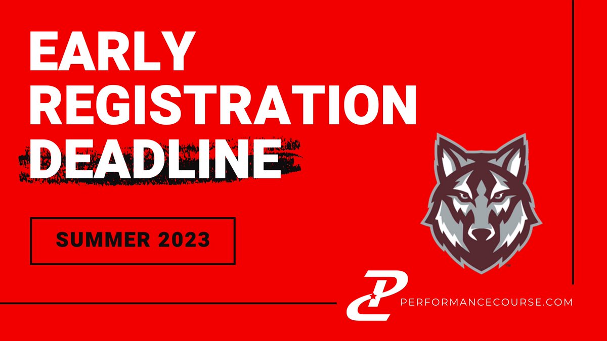 The Early Registration deadline <a href="/DavenportWolves/">DHS Wolves Athletics</a> is just 24 hours away! Don’t miss out on the opportunity to save some money by securing your spot before the end of the day tomorrow, May 3rd.

Take advantage of the savings by getting signed up today!

performancecourse.com/school-distric…