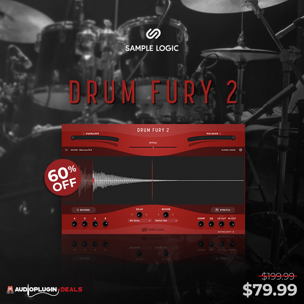 SampleSReview's tweet photo. Drum Fury 2 by Sample Logic
๐ฅ๐https://t.co/jm3jfeiPnV
Use Coupon Code: samplesreview5
for an Extra 5% Off
Only $79.99 (normally $199.99)
#drums #musicproduction #composer #musicproducer #deals #samplelibrary #deal #samplelogic https://t.co/CVr07QhGnG