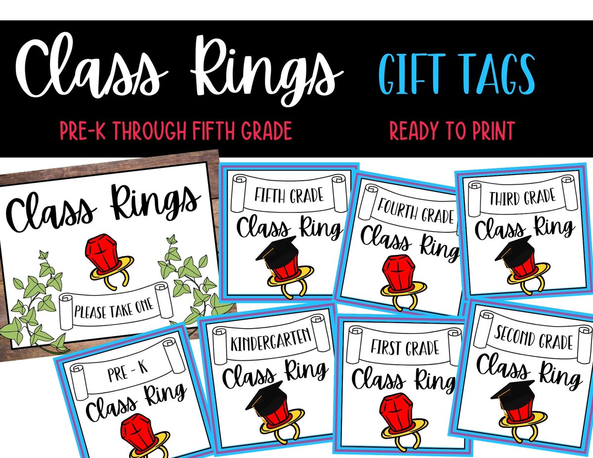 MsMcKinder's tweet photo. Ring in the end of the school year or graduation with a customized class ring for your students! 🎓💍 Check out the link below for more info!
https://t.co/7Xn24RAeMb
#classring #graduationgift #studentachievement #graduation2023 #teachertwitter #edutwitter #gifttag #classgift https://t.co/oT34cjdDY0