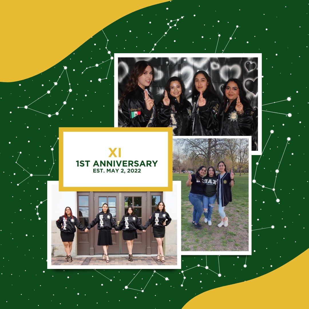 We would like to wish a happy Chapter Founder’s Day to Xi!

On May 2, 2022 Xi Associate Chapter was established on the Boise State University campus!

A year ago today herstory was made! Through hard work and perseverance they brought the FINEST into Idaho! 

#PiLambdaChi #ΠΛΧ