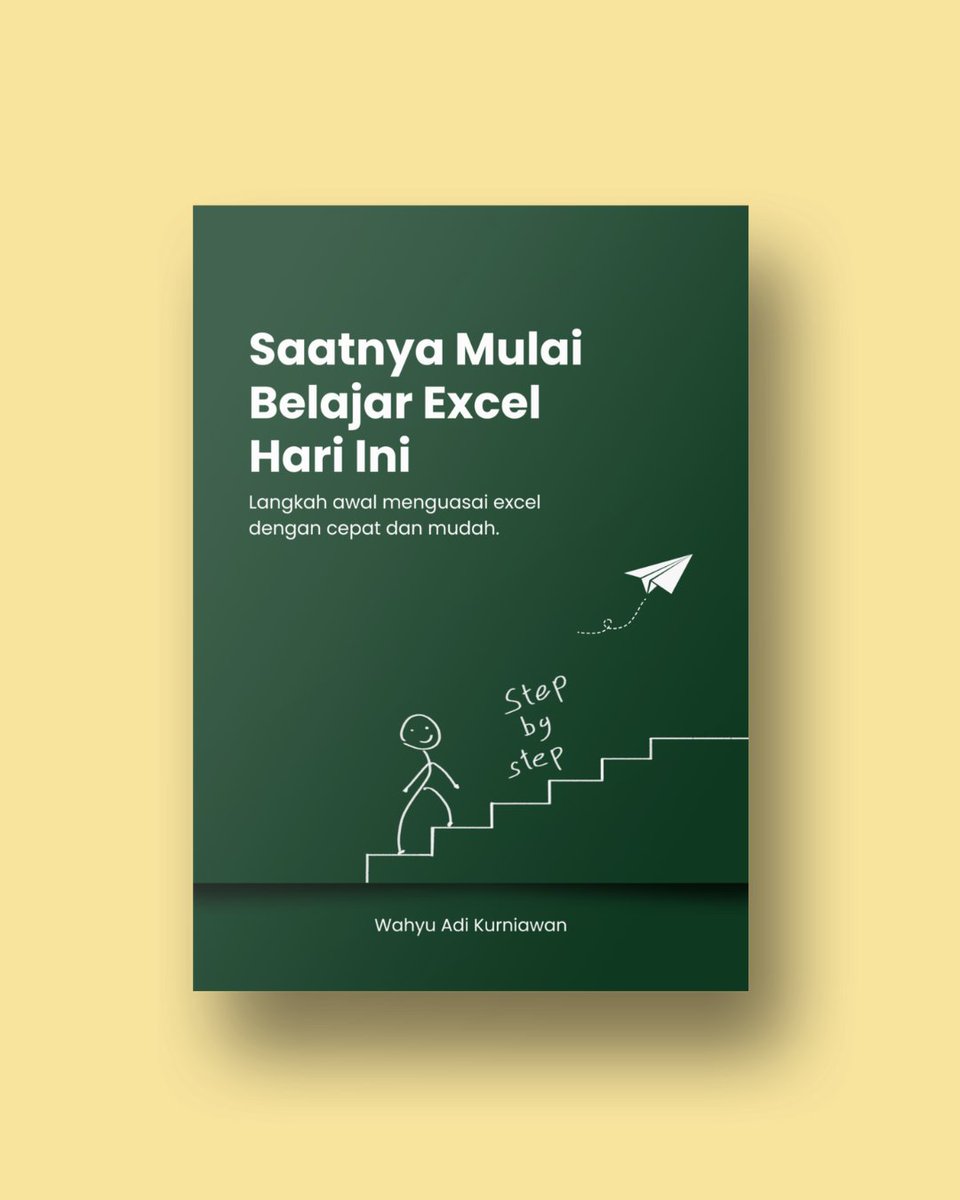 StatistikaIn's tweet image. Ebook pertamaku akhirnya udah jadi! 🎉 

&quot;Saatnya Mulai Belajar Excel Hari Ini: Langkah awal menguasai excel dengan cepat dan mudah.&quot;

#belajarexcel #ebookexcel #mulaibelajarexcel #excelmudah #excelcepat #filelatihanexcel #exceltips #statistikadalambisnis #bukuexceluntukpemula