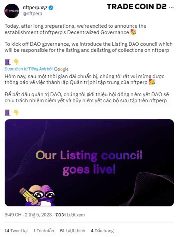 Diemmy_ETH's tweet photo. NFT nftperp announced the launch of DAO governance

Since the NFTP protocol governance token has not been issued yet, the non-transferable VNFTP is currently being used as the governance token for the time being.

tradecoin
#tradecoin
#trade
#Tradecoind2 #tradecoind2_vn #Bcmegaio https://t.co/zjjRSgpTKo