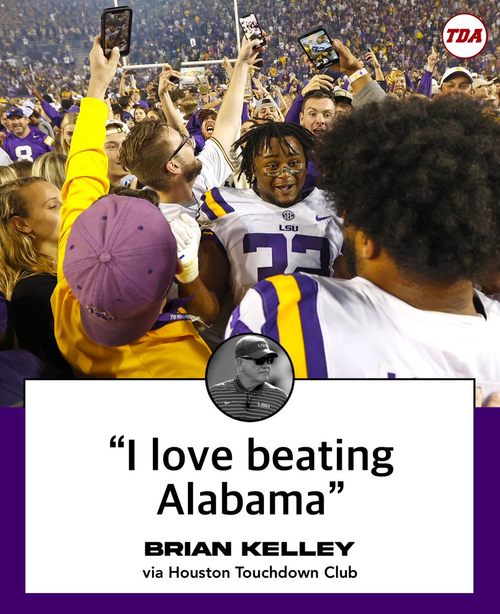 TDAlabamaMag's tweet photo. It's tee off on Nick Saban season. Brian Kelly adds another bulletin board material quote 😯 https://t.co/TYcyaTdmN4