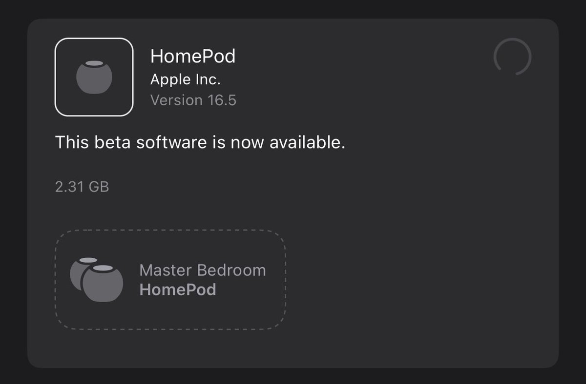 BigEyedFisch's tweet photo. Dang, @Apple, what did you all rewrite?!! Didn’t even know these HomePod minis had +2GB internal storage, LOL. https://t.co/dHcpDNC04c