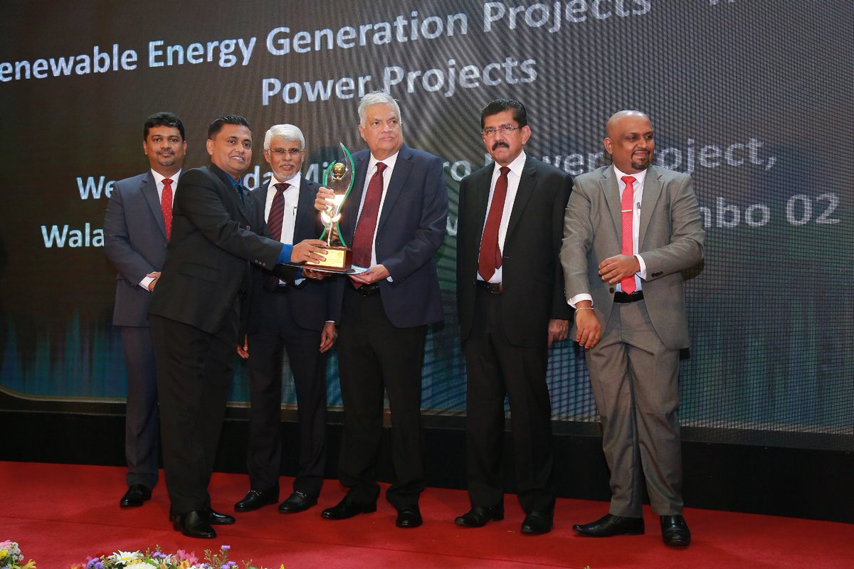 Vidullanka_PLC's tweet photo. Wembiyagoda MHPP of Vidullanka PLC clinches another crown at the Presidential Environmental Awards 2021-2022, winning the first ever gold award under Renewable energy generations sector. #lka 
https://t.co/4cKFGOfeUS https://t.co/AkmWzRCr39