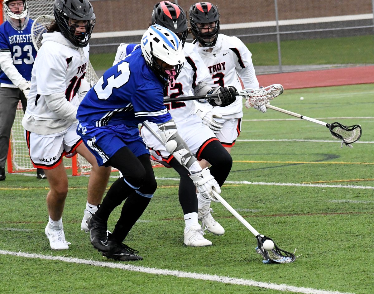 MIPrepZone's tweet photo. BOYS LACROSSE: @TroyLacrosse spoils unbeaten OAA White season for @ROCH_Athletics in 6-4 victory >> https://t.co/XVGMz3Ymr1 

@Troy__Athletics @troy_colts @Rhsfalconsnest https://t.co/XQorqk7Eb6
