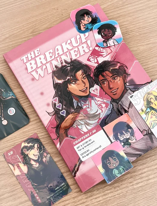 just wanted to share that i got my copy of the breakup winner from @terahsvent and it's so gorgeous 🥹❤️   @ those who want to support lgbt ph comics PLEASE check the preorder open now!