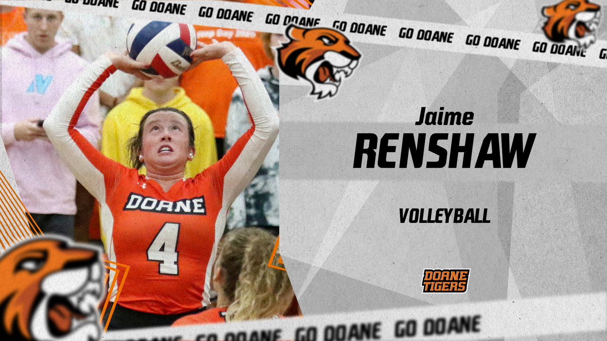 2022 🏐 MVP Jaime Renshaw! An absolute beast on the court, competed like crazy and so fun to watch! Congrats on an amazing career at Doane, we are so proud of all you’ve done and can’t wait to see all you will do! #tigereyechamp #doanevb #DUVB #MVP