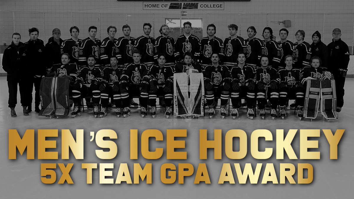 AMC_M_Hockey's tweet photo. Wrapping up our recap from last night's awards, is our 5th Team GPA Award in as many years. This year’s overall GPA was 3.48! @goannamaria #MakingADifference @3KevinShea https://t.co/yLZ2p5abXl