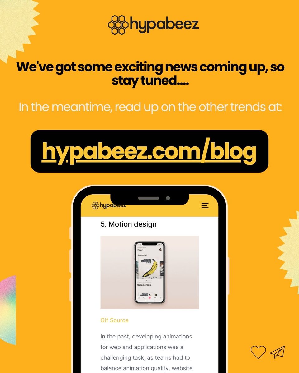 hypabeez's tweet photo. More trends:

#UXdesign #trends #innovation #hypabeez #trendstowatch #ui/ux #uxdesignideas #customerexperience https://t.co/HrAEu84Ivh