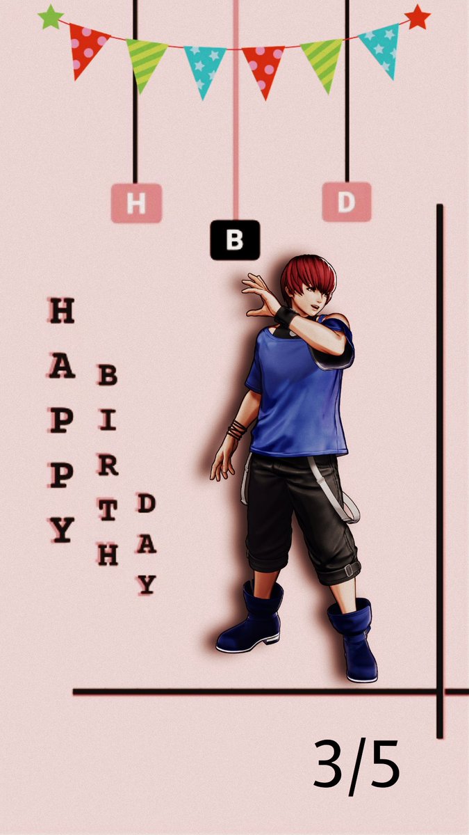 Happy birthday to my 1st KOF crush Chris!

This is my newest edit of him!
#KOFクリス生誕祭2023