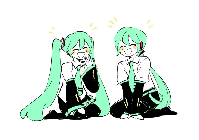 i have a whole batch of mikuo designs in the back but here's my "main" one