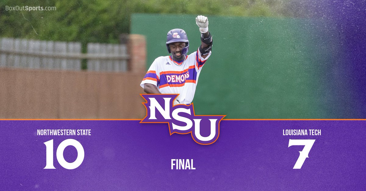 NSUDemonsBSB's tweet photo. Daunte does it in the 11th as the Demons 🧹 the season series.

#ForkEm https://t.co/YKKcPexGa1