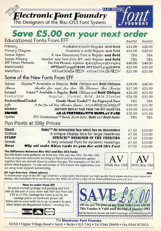 OldTechAdverts's tweet photo. Font at silly prices! Who dreams up font names?
https://t.co/SfvFFsdkKJ
#bbcacorn #retrocommputing https://t.co/9WynLDKuXo