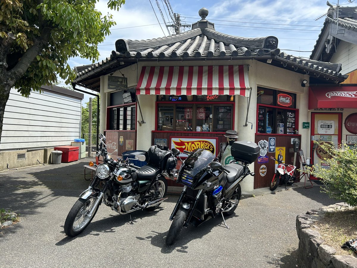 WorksNinja900's tweet photo. お店開いてた〜
#マーキーズカフェ
#markes
#京丹後大宮駅 https://t.co/lZKhUG0x1x