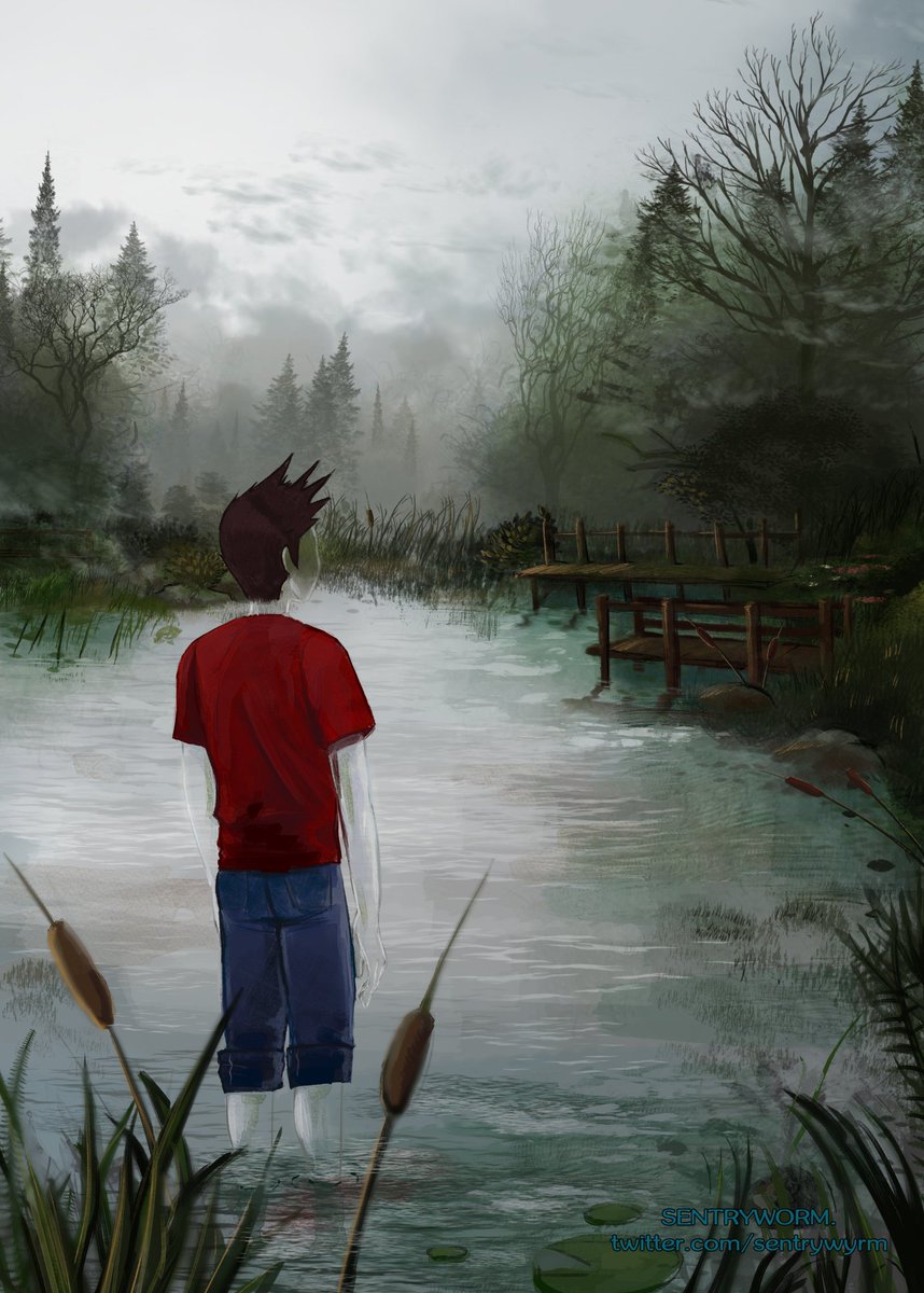 sentrywyrm's tweet photo. 🌲Null at the Docks.🌲
---
I received permission from @L_higeki to post my piece from the NULL Fanzine. Thank you so much!
#baldisbasics #bbieal #filename2 https://t.co/dhvUuNv0vl