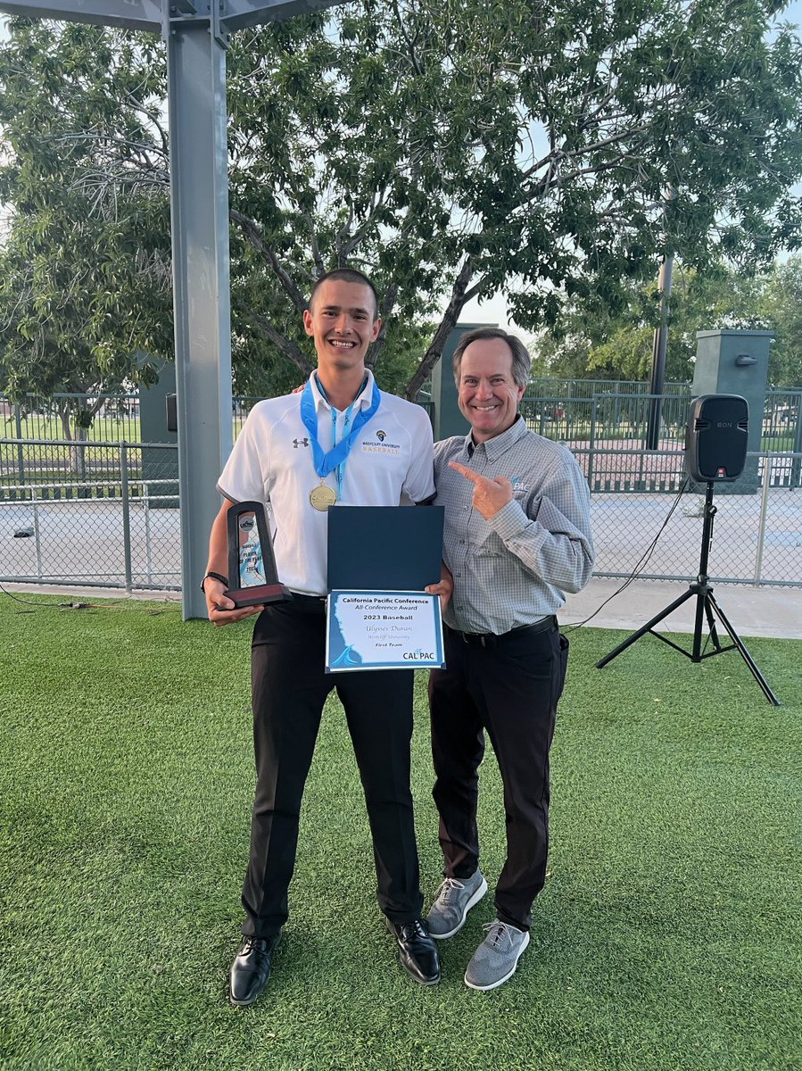 duran_ulysses's tweet photo. So proud of our son ⁦@uly__d⁩ Ulysses Duran for being selected the Cal PAC player of the year, couldn’t of done it without his teammates ⁦@westcliffu_bb⁩  job well done. Now let’s go win the championship!!! https://t.co/C5t6RZgWvA