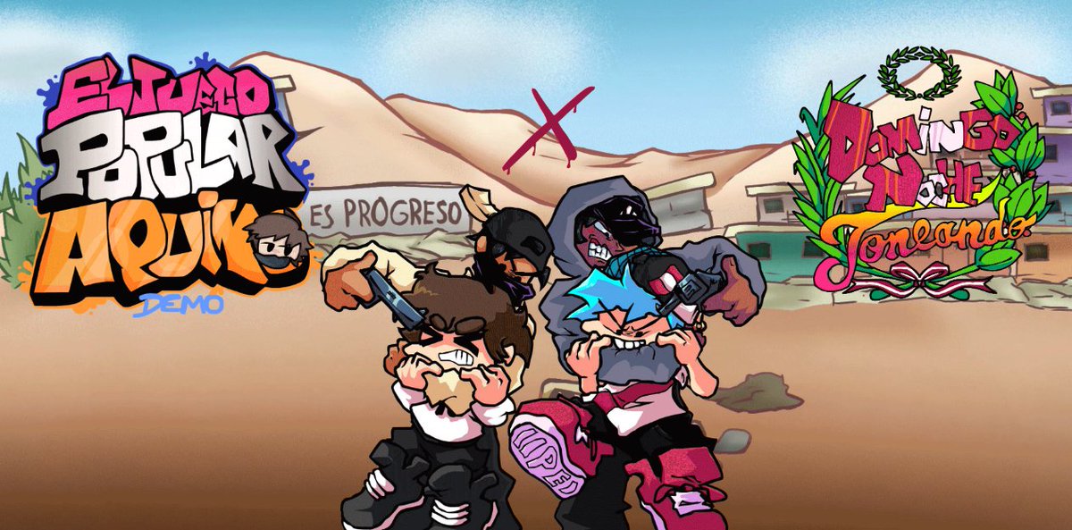 Causitass tenemos una collab con:
<a href="/Thellamascorp18/">The llama's corp (Aquino x El Juego popular)Ofic.</a>🦙
El webadas y BF no la tendrán fácil en nuestro querido Perú 🇵🇪🔪
Arte muy insano por: <a href="/zaeozzz5/">zaeozzz</a>
<a href="/FNFnewsespanis/">⭐️FNIS ****** ☕️</a> <a href="/FNFNewsEsp/">FNF News Spanish</a>
#fnfmods #fridaynightfunkin #FNF #fridaynightfunkinmod