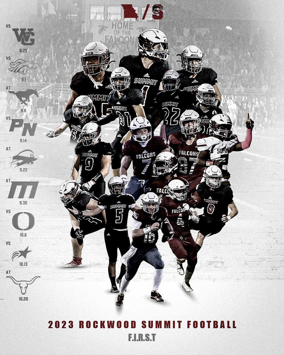 Schedule Drop! 

Huge shoutout to <a href="/HelmetMissouri/">Missouri Helmet Project</a> for putting it together!  Never disappoints! 

June camp can’t get here soon enough! Lots of work to do before 8/25!
#FIRST

<a href="/GSV_STL/">Gateway Sports Venue</a> <a href="/MetroSportsSTL/">Metro Sports STL</a> <a href="/RSHSsports/">RSHS Falcon Sports</a> <a href="/STLhssports/">STLhighschoolsports</a> <a href="/RSHSPrincipal/">Dr. Emily McCown</a> <a href="/OfficeRsms/">RSMS Office</a>