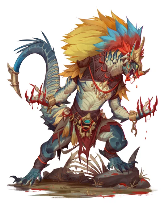 Lizardfolk Hunter & Scaletooth