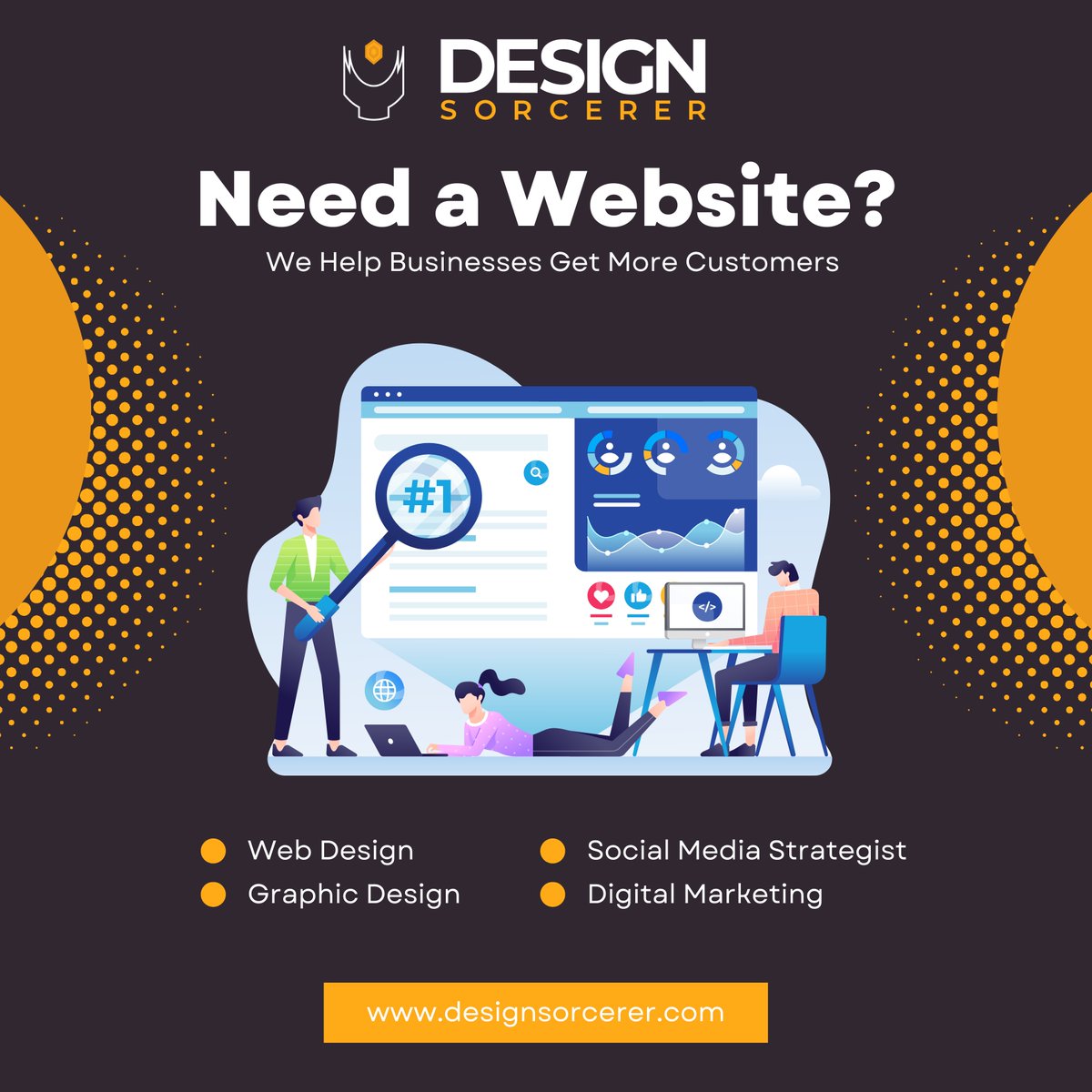 design_sorcerer's tweet photo. Unlock the full potential of your online presence with our website services! 📷📷 Get started today and take your business to the next level.

Contact: +1 315-974-4470

#websitedesign #onlinemarketing #digitalpresence #needwebsite #needawesbite #website #designer #development https://t.co/646XoKPrvr